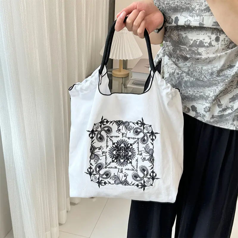 Japanese Embroidered Eco-Friendly Women's Crossbody Bag — feature 10