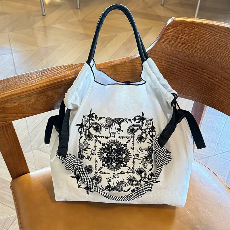 Japanese Embroidered Eco-Friendly Women's Crossbody Bag — feature 7