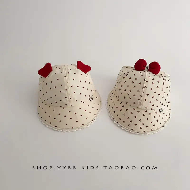 Sweet Red Horn Baby Hat with Duck Tails - Image 5