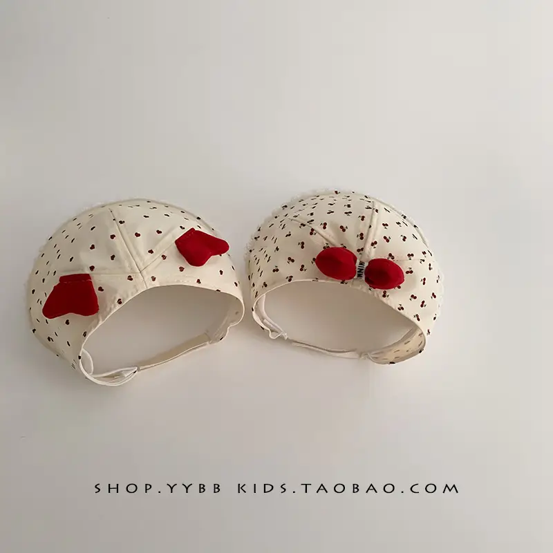Sweet Red Horn Baby Hat with Duck Tails - Image 7