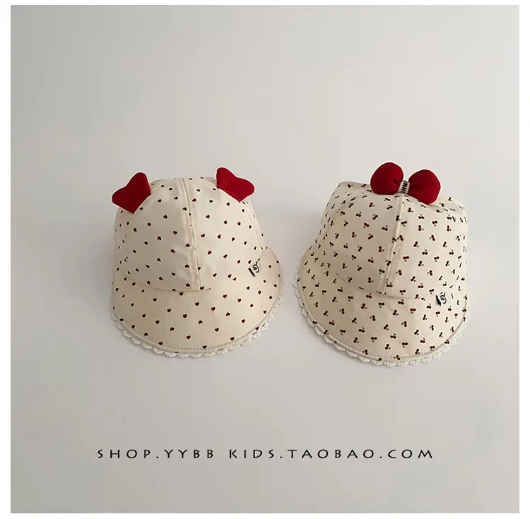 Sweet Red Horn Baby Hat with Duck Tails — feature 2