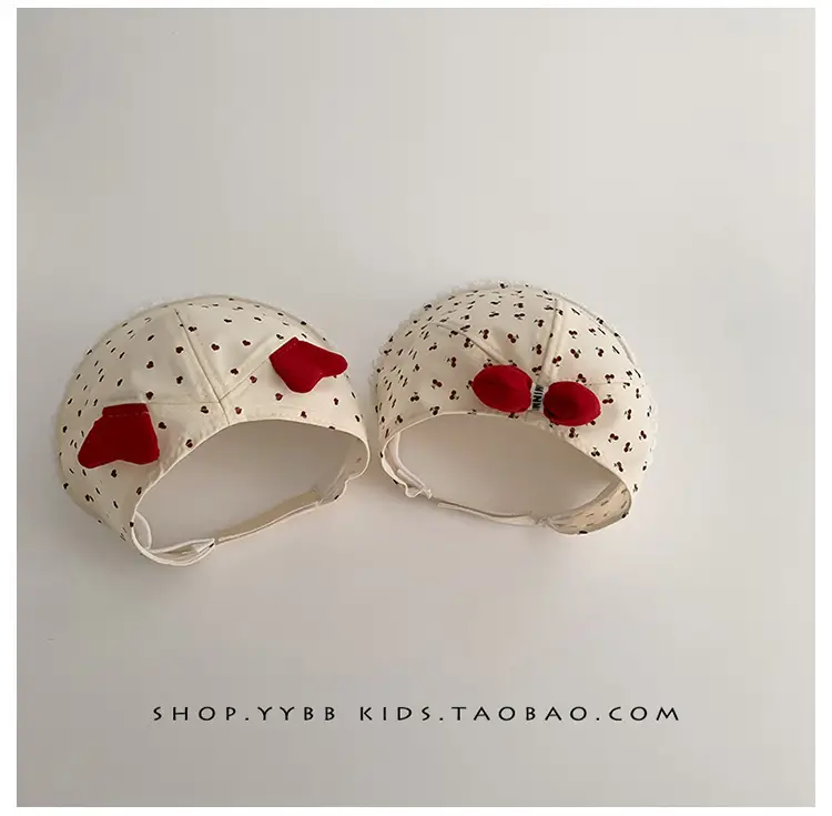 Sweet Red Horn Baby Hat with Duck Tails — feature 4
