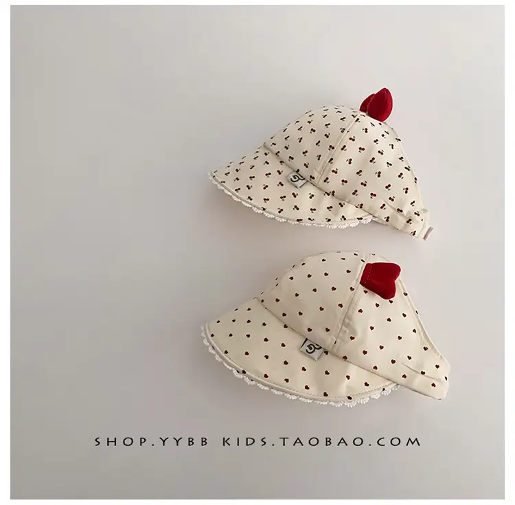 Sweet Red Horn Baby Hat with Duck Tails — feature 5