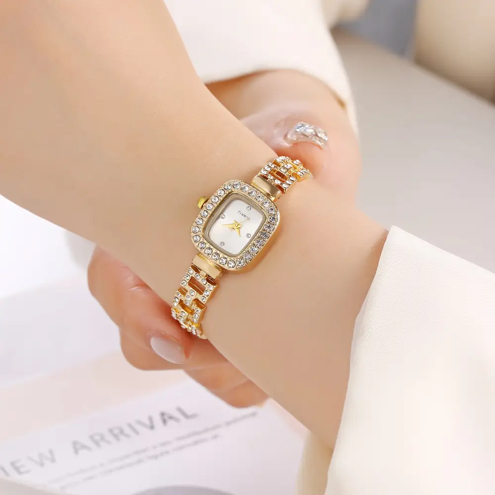 Foreign Trade Explosions Bracelet Diamond Quartz Decoration Watch Fashion Exquisite High Square Watch Live Selling Wholesale — feature 6