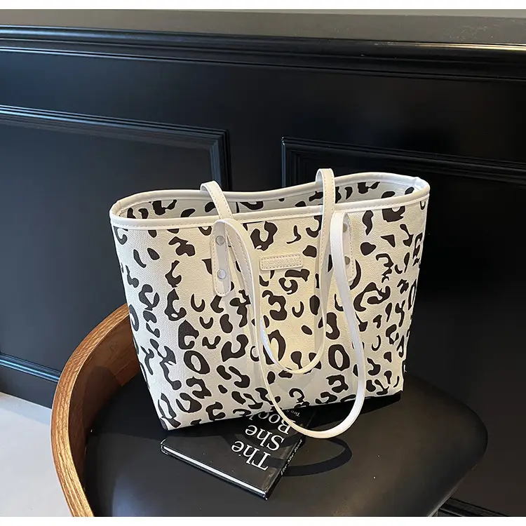 Women Leopard Print Canvas Shoulder Bag 2025 — feature 43
