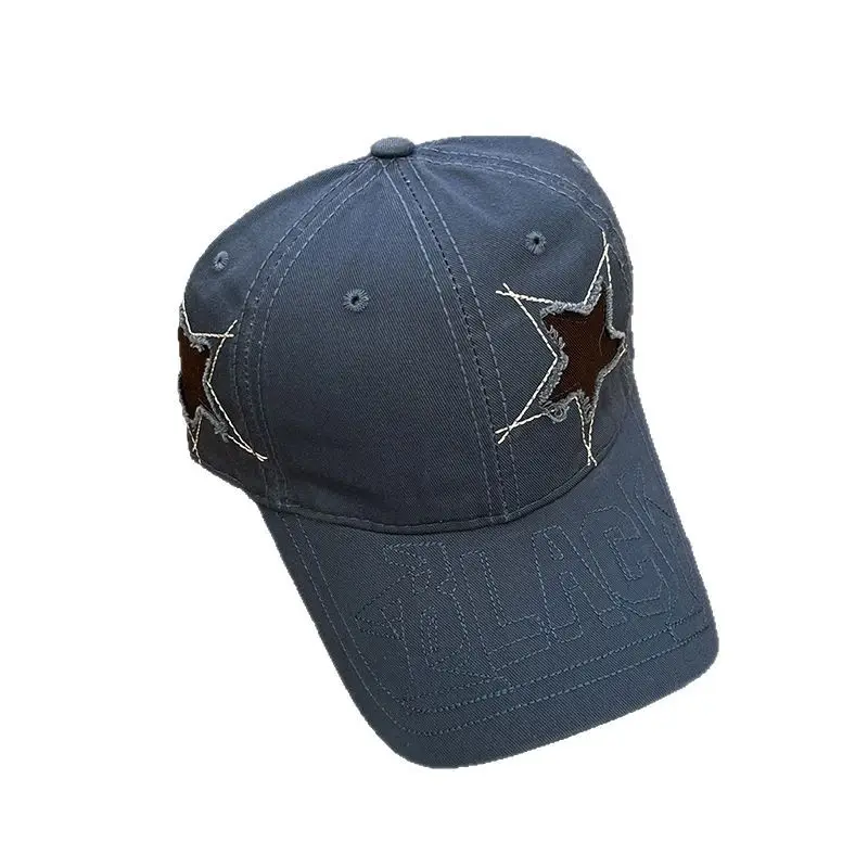 Women Star Embroidered Baseball Cap Sunshade - Image 7