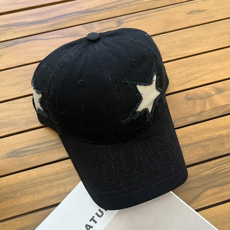 Women Star Embroidered Baseball Cap Sunshade — feature 10