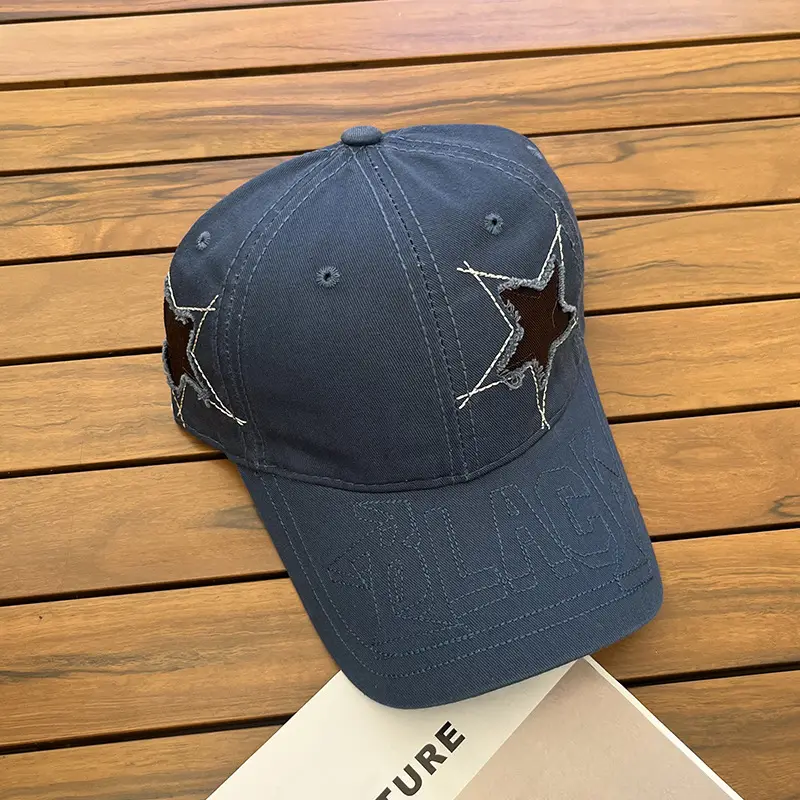 Women Star Embroidered Baseball Cap Sunshade — feature 6