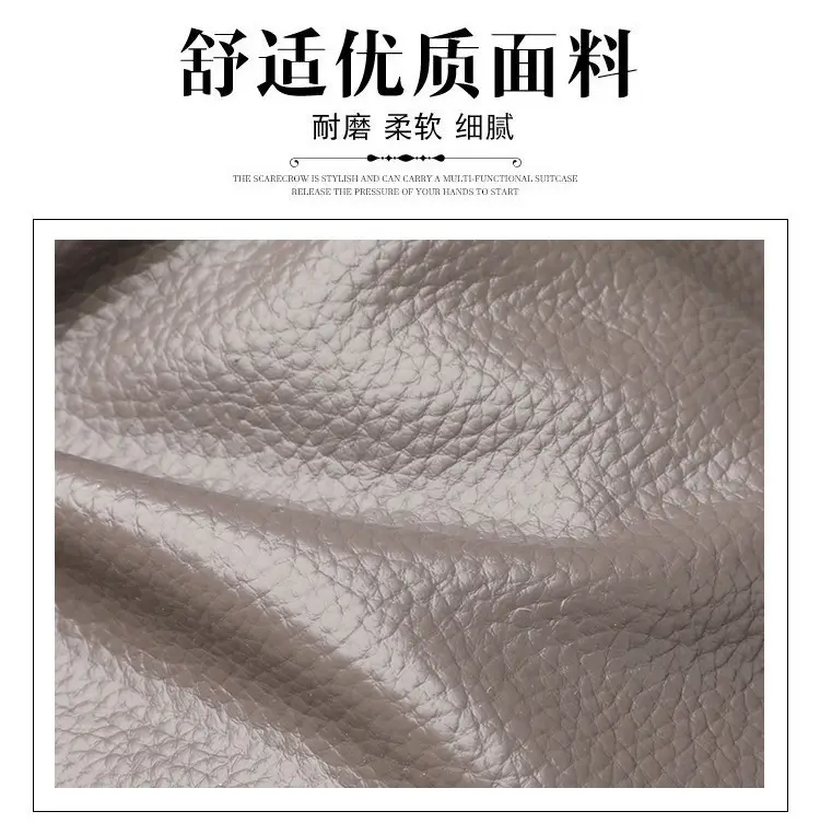 Grey Textured Leather Crossbody Bag for Women — feature 8