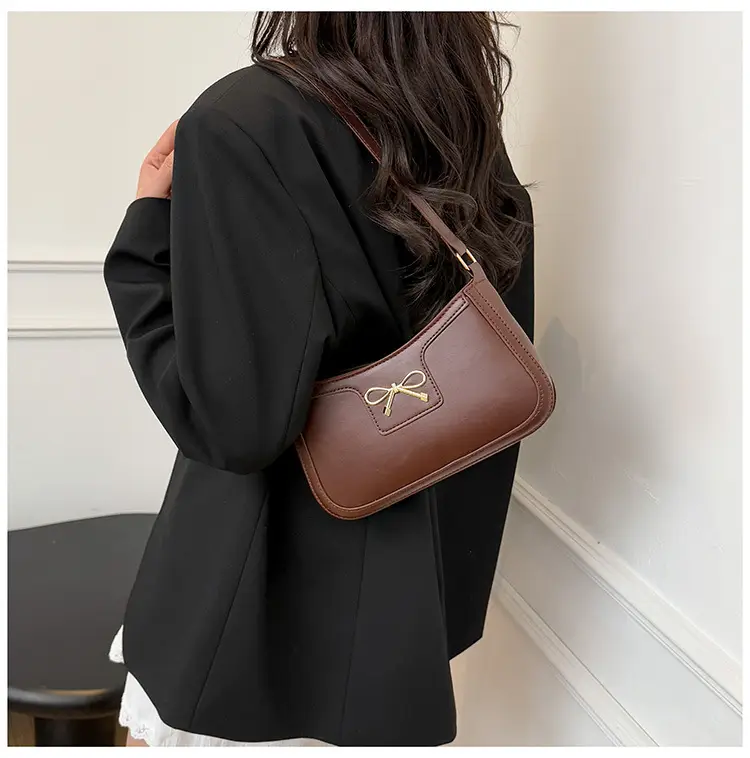 Korean Style Bow Armpit Bag Beige 2025 — feature 16