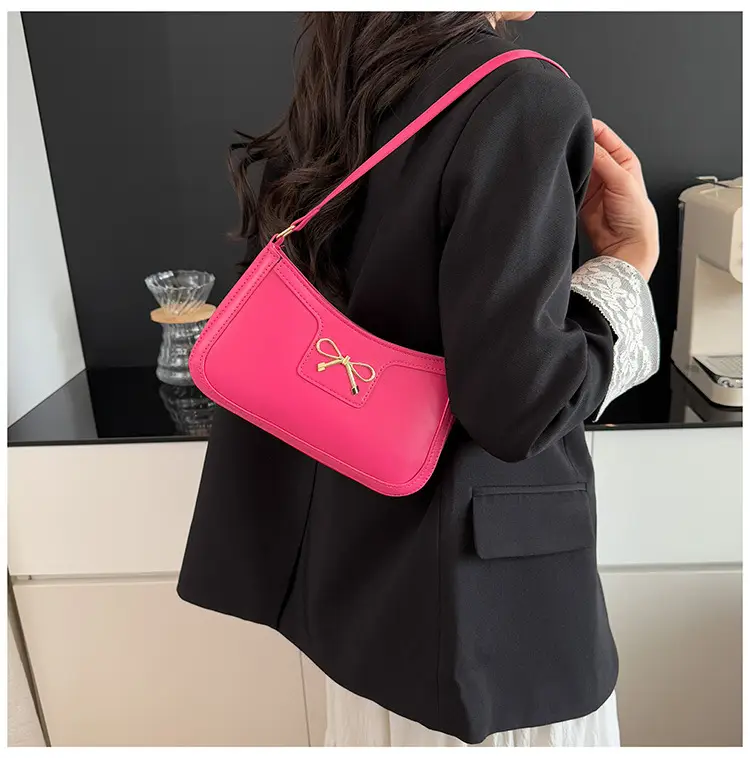 Korean Style Bow Armpit Bag Beige 2025 — feature 22