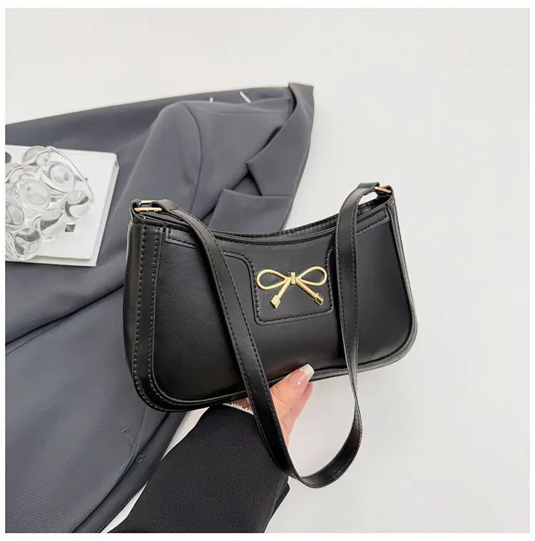 Korean Style Bow Armpit Bag Beige 2025 — feature 29