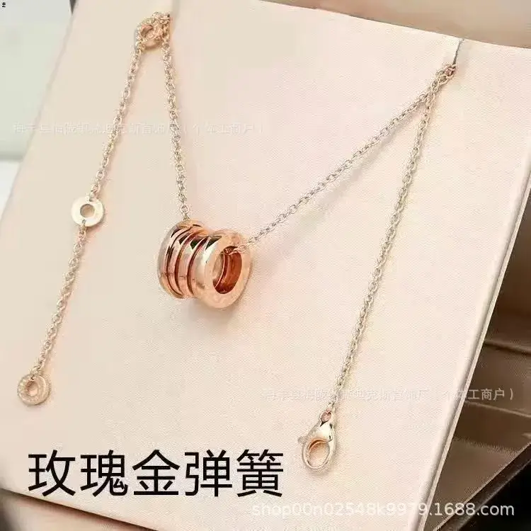 Silver Spring Necklace for Women Gold Rose Gold