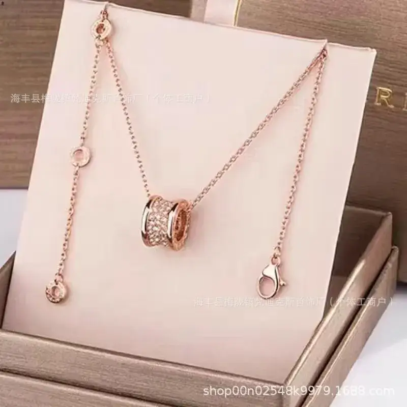 Silver Spring Necklace for Women Gold Rose Gold