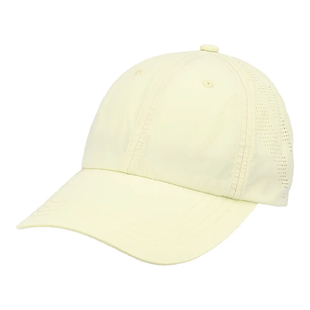 White Unisex Baseball Cap Breathable Soft Top