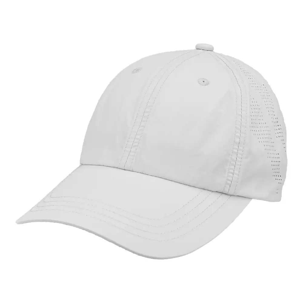 White Unisex Baseball Cap Breathable Soft Top