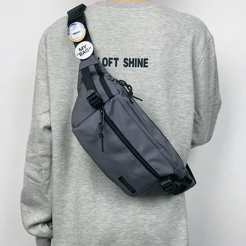 Men's Japanese Style Waist Bag with Cute Design - Image 5