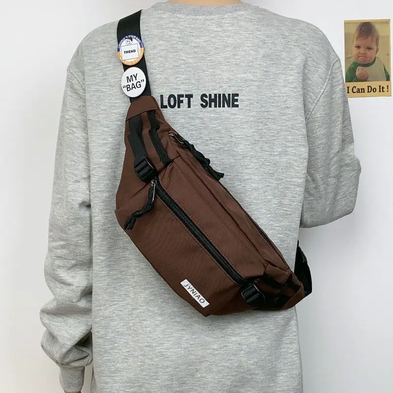 Men's Japanese Style Waist Bag with Cute Design - Image 6