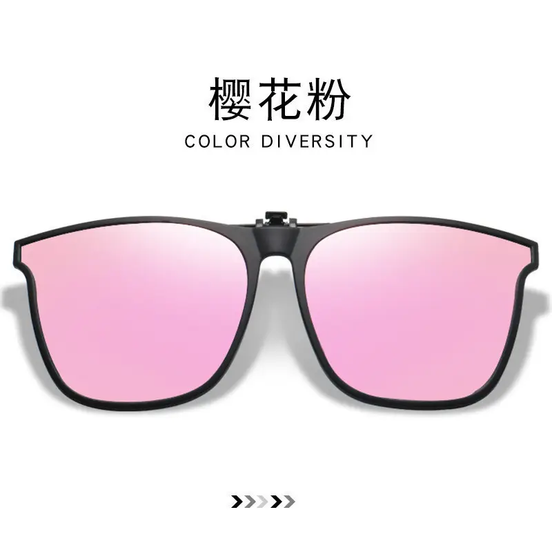 Ultra-Light Polarized Sunglasses Clip-On Flip-Up Anti-UV Night Vision Driving — feature 12