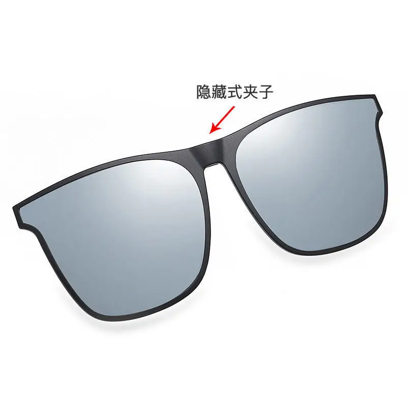 Ultra-Light Polarized Sunglasses Clip-On Flip-Up Anti-UV Night Vision Driving - Image 3