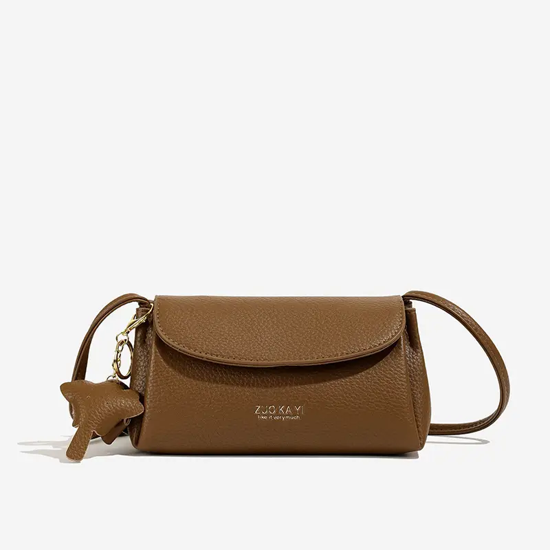 Vintage Minimalist Women's Beige Shoulder Bag