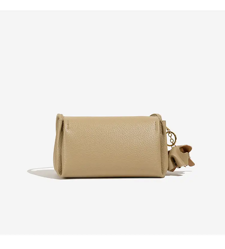 Vintage Minimalist Women's Beige Shoulder Bag — feature 14