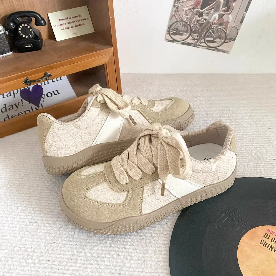 Campus All-match German Training Shoes Women's Shoes 2025 Spring New Thick-soled Sports Board Shoes Maillard Casual Vintage Board Shoes - Image 3