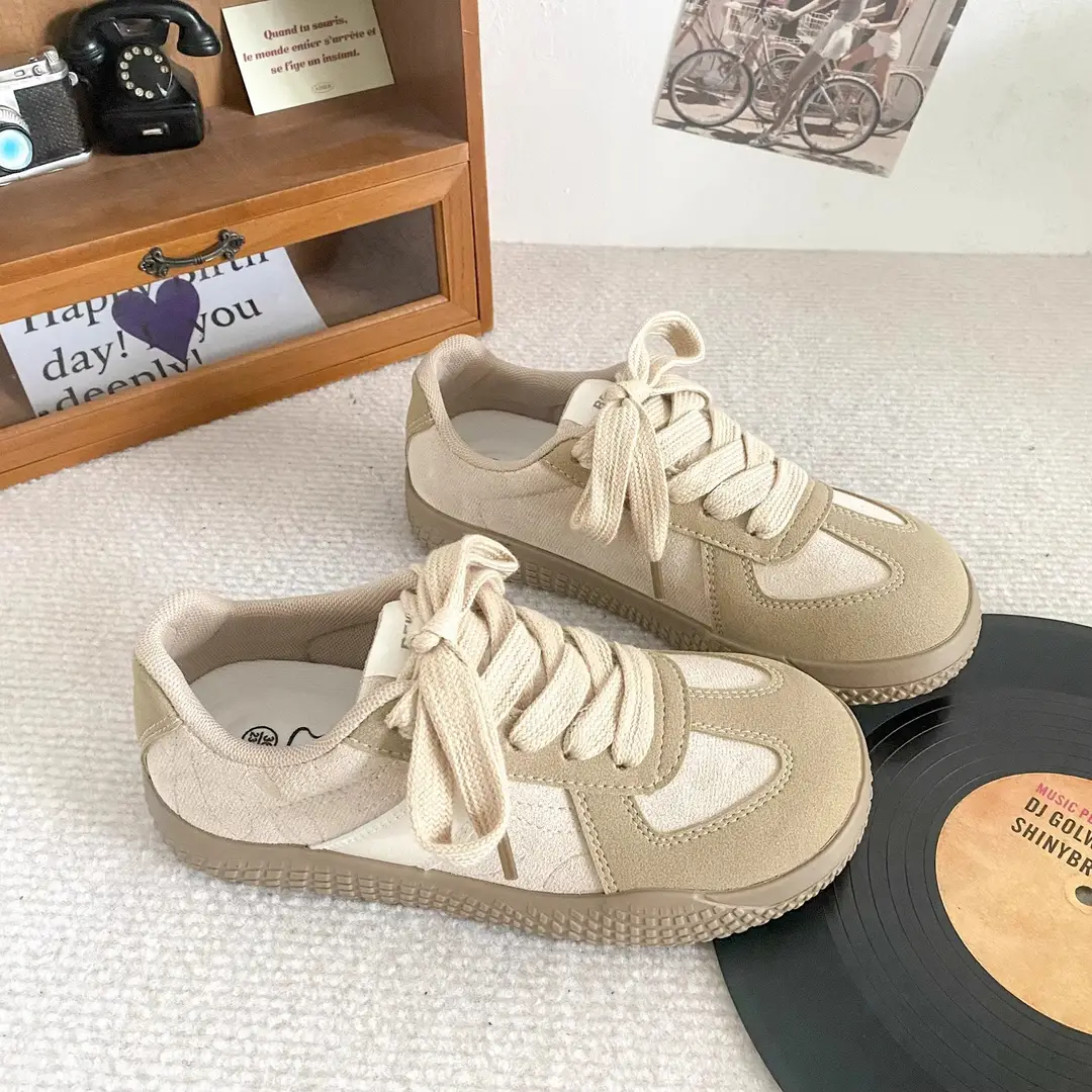 Campus All-match German Training Shoes Women's Shoes 2025 Spring New Thick-soled Sports Board Shoes Maillard Casual Vintage Board Shoes — feature 3