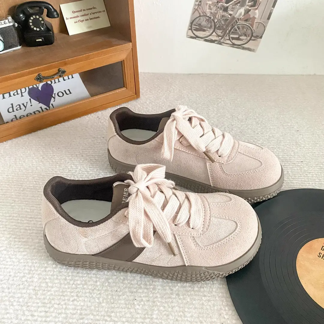 Campus All-match German Training Shoes Women's Shoes 2025 Spring New Thick-soled Sports Board Shoes Maillard Casual Vintage Board Shoes — feature 5