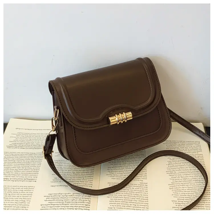 Brown Leather Crossbody Bag for Women 2025 - Image 3