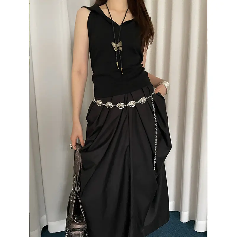 Vintage Bohemian Silver Chain Waist Belt for Women - Image 11