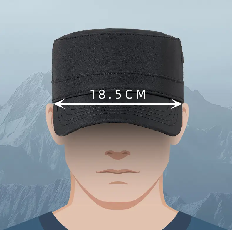 Men White Flat Cap Outdoor Wear — feature 19