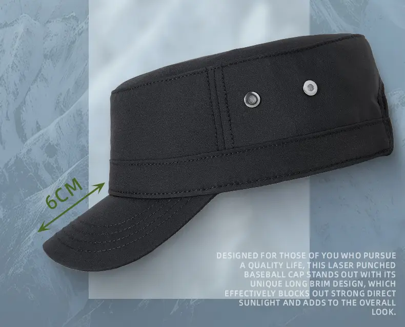 Men White Flat Cap Outdoor Wear — feature 24