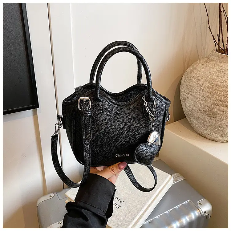 Women's White Leather Bucket Bag 2025 Summer Fashion — feature 21