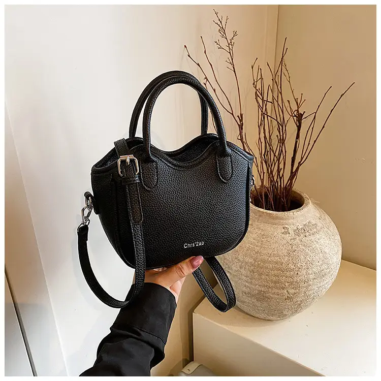 Women's White Leather Bucket Bag 2025 Summer Fashion — feature 22