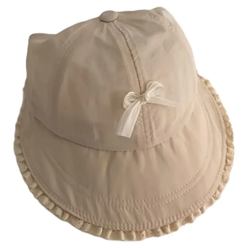 Girls' Sweet Sun Hat with Lace Cap Baby Girl - Image 9