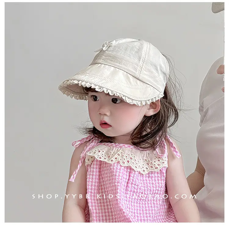 Girls' Sweet Sun Hat with Lace Cap Baby Girl — feature 3