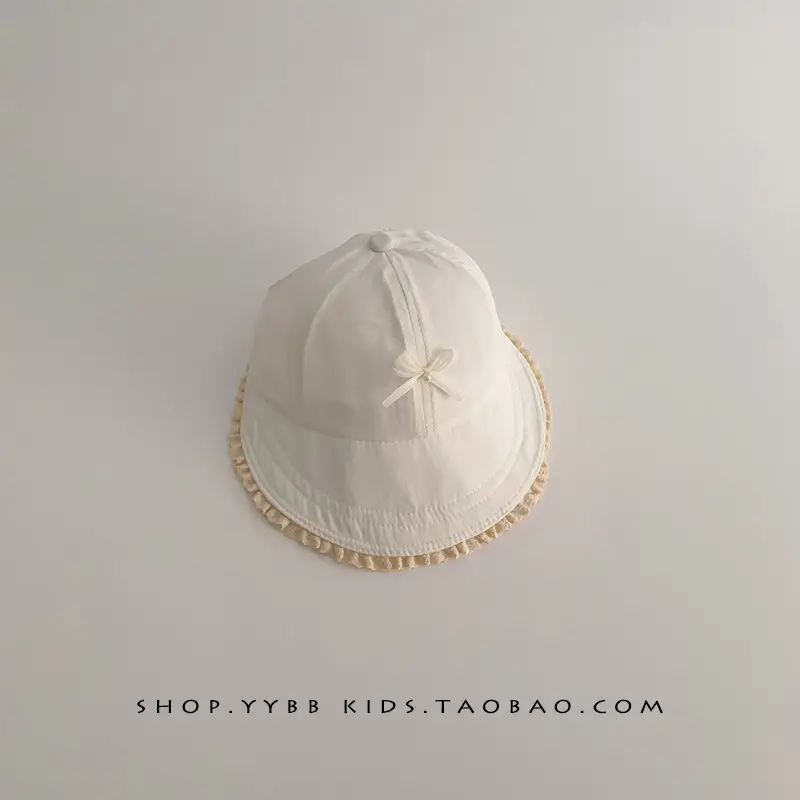 Girls' Sweet Sun Hat with Lace Cap Baby Girl - Image 2