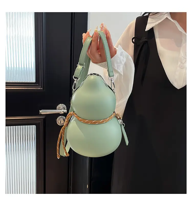 Cross-Border Wine Gourd Bag Niche Design Texture Shoulder Bag — feature 24