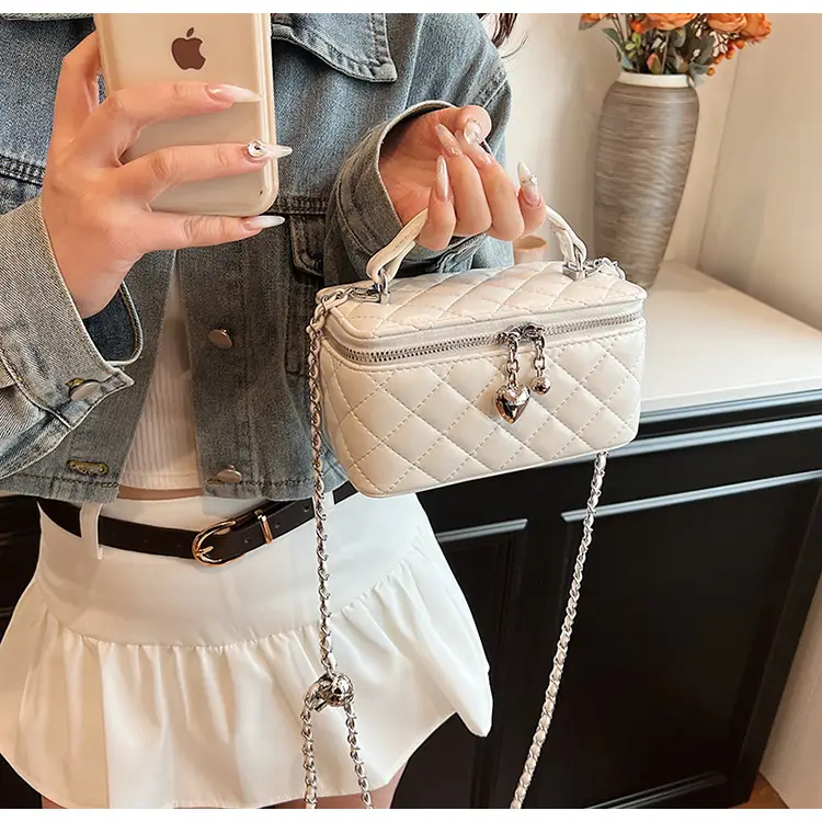Silver Quilted Square Handbag for Women 2025 — feature 20