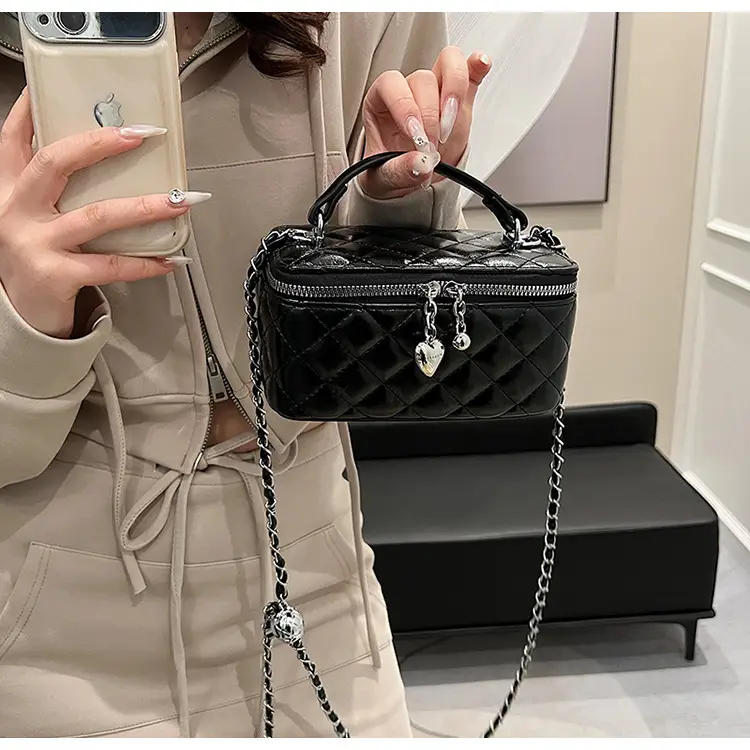 Silver Quilted Square Handbag for Women 2025 — feature 24
