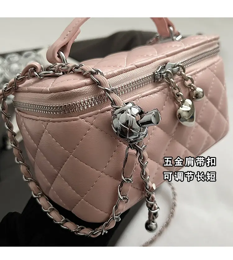 Silver Quilted Square Handbag for Women 2025 — feature 4