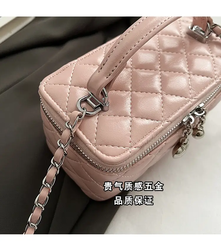 Silver Quilted Square Handbag for Women 2025 — feature 5