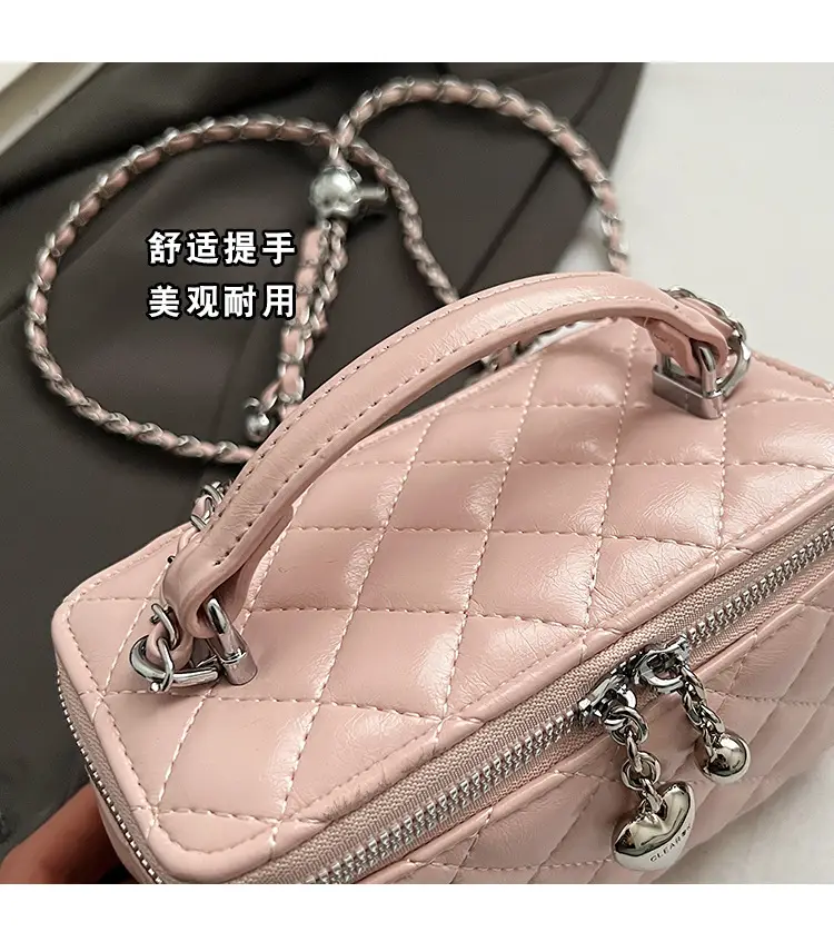 Silver Quilted Square Handbag for Women 2025 — feature 7