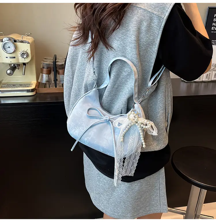 Pink Vintage Crossbody Shoulder Bag for Women — feature 19
