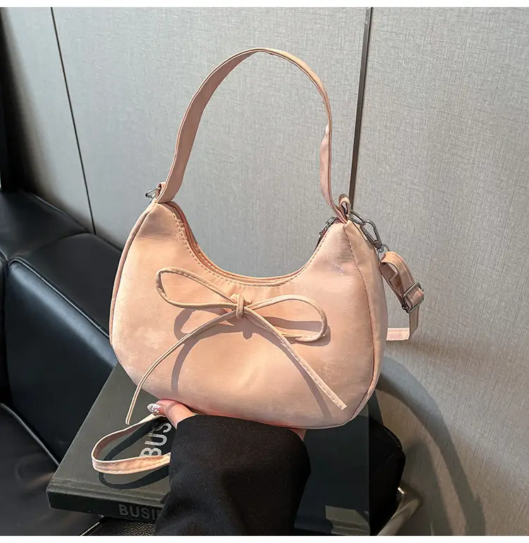 Pink Vintage Crossbody Shoulder Bag for Women — feature 28
