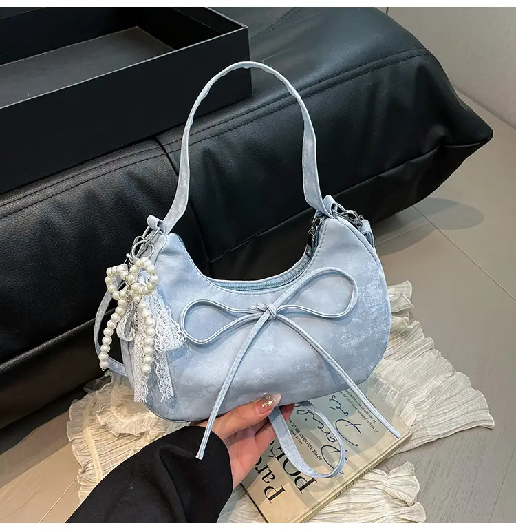 Pink Vintage Crossbody Shoulder Bag for Women — feature 37