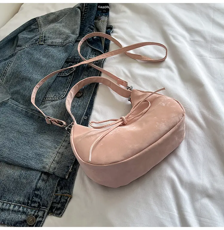 Pink Vintage Crossbody Shoulder Bag for Women — feature 8