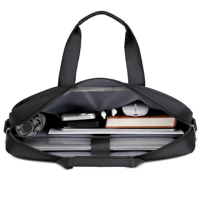 Black Waterproof Laptop Bag 15.6" Thickened - Image 4