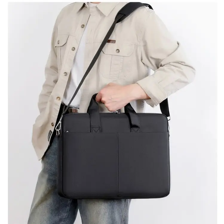 Black Waterproof Laptop Bag 15.6" Thickened - Image 5